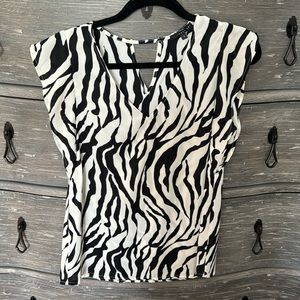 Beautiful Zebra Print Top
